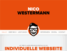 Tablet Screenshot of nicowestermann.de